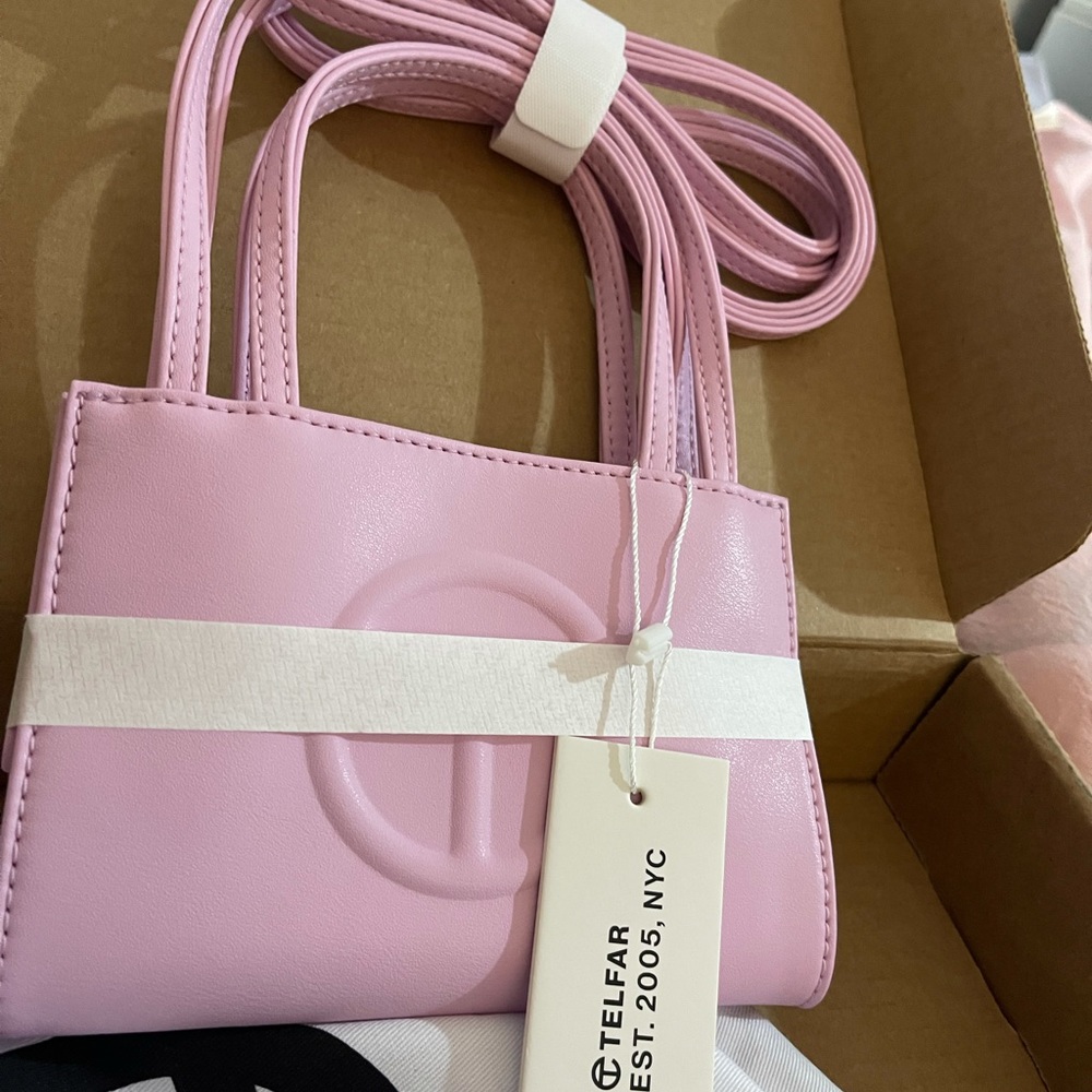 Brand new authentic Telfar small shopping bag Pink